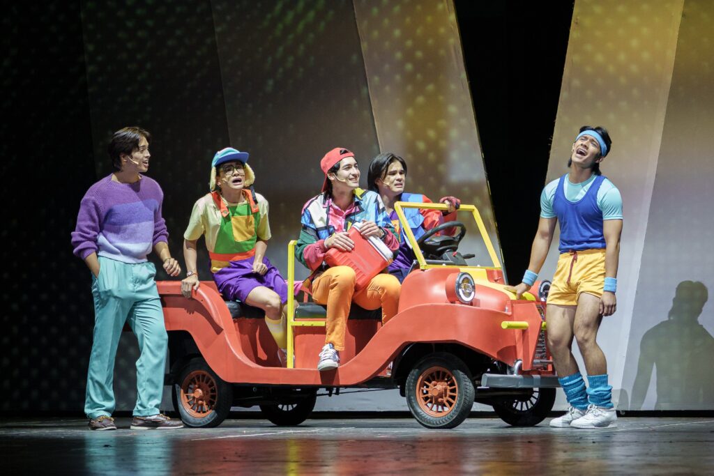 Scenes from Bagets The Musical captured the story of friendship, first love, and growing up, set against a vibrant 1980s backdrop.